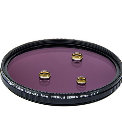 No " X " Cross on Images HD Camera Lens ND2 - ND32 Variable Neutral Density ND Filters with Ultra Slim Frame