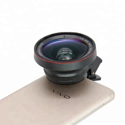 0.6x phone lens wide angle 15x macro 2 in 1 lens for cellphone