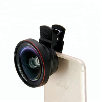 0.6x Wide Angle 15x Super Macro Phone Lens HD for Phone Clip on Phone Lens